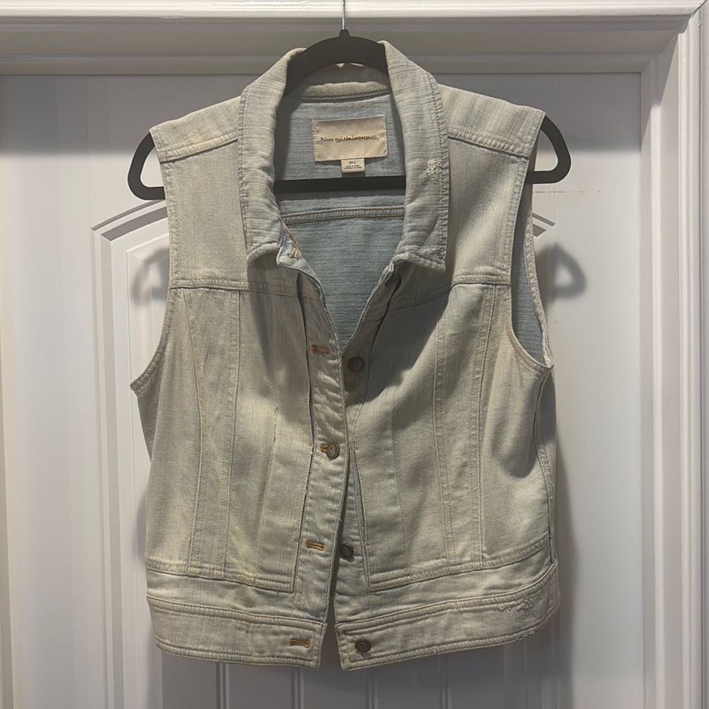 Pilcro Light Blue Denim Vest